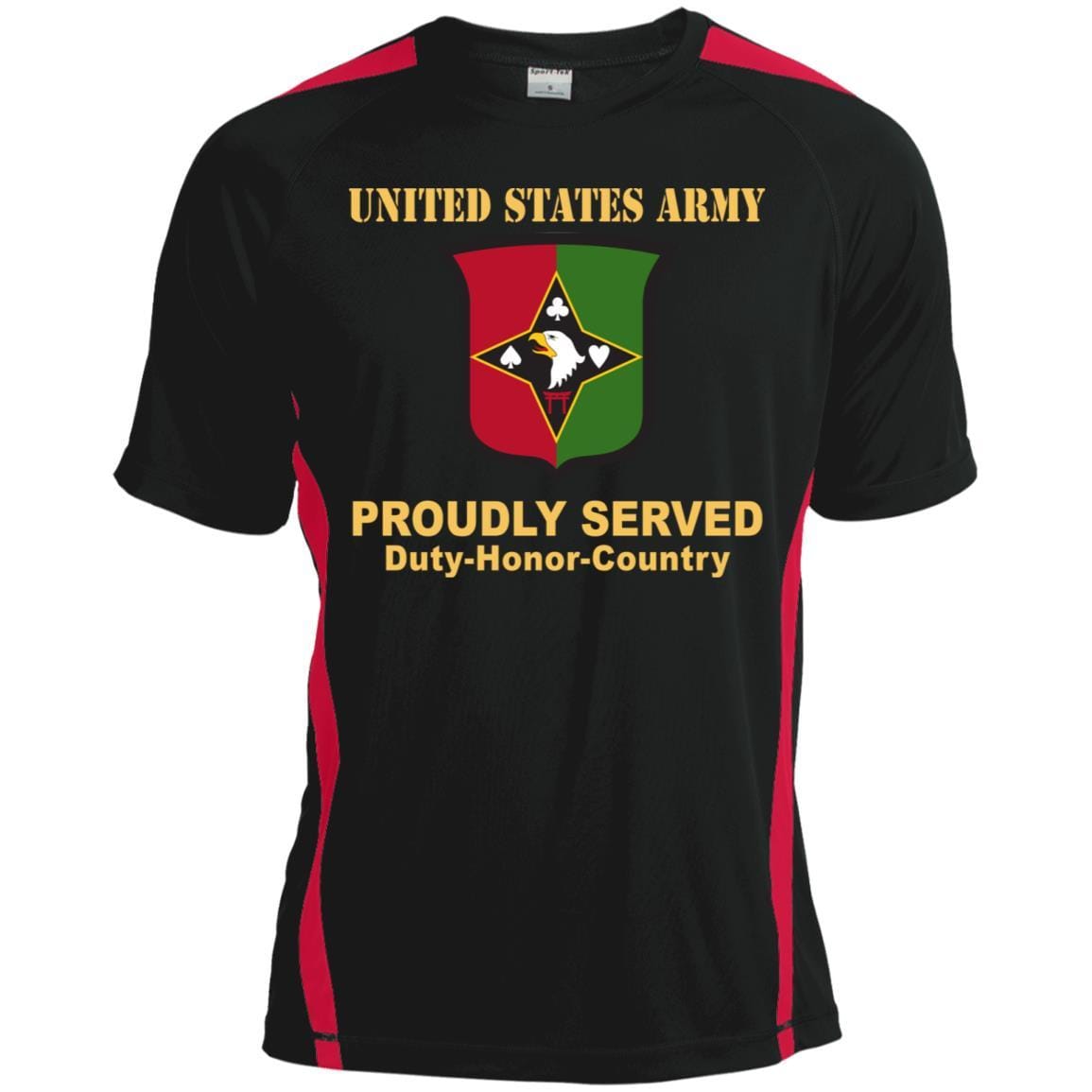 US ARMY 101 SUSTAINMENT BRIGADE- Proudly Served T-Shirt On Front For Men-TShirt-Army-Veterans Nation