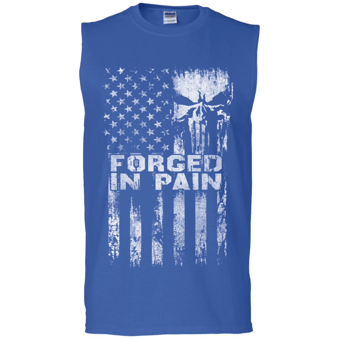 Military T-Shirt "VETERAN FORGED IN PAIN"-TShirt-General-Veterans Nation