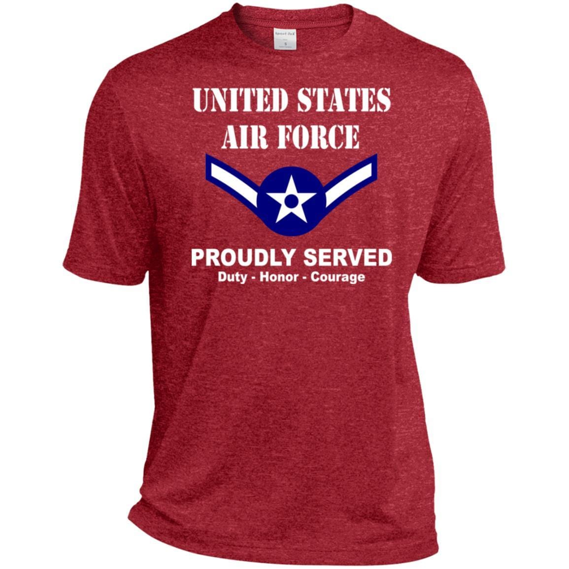 US Air Force E-2 Airman Amn E2 Ranks Enlisted Airman T shirt Sport-Tek Tall Pullover Hoodie - T-Shirt-TShirt-USAF-Veterans Nation
