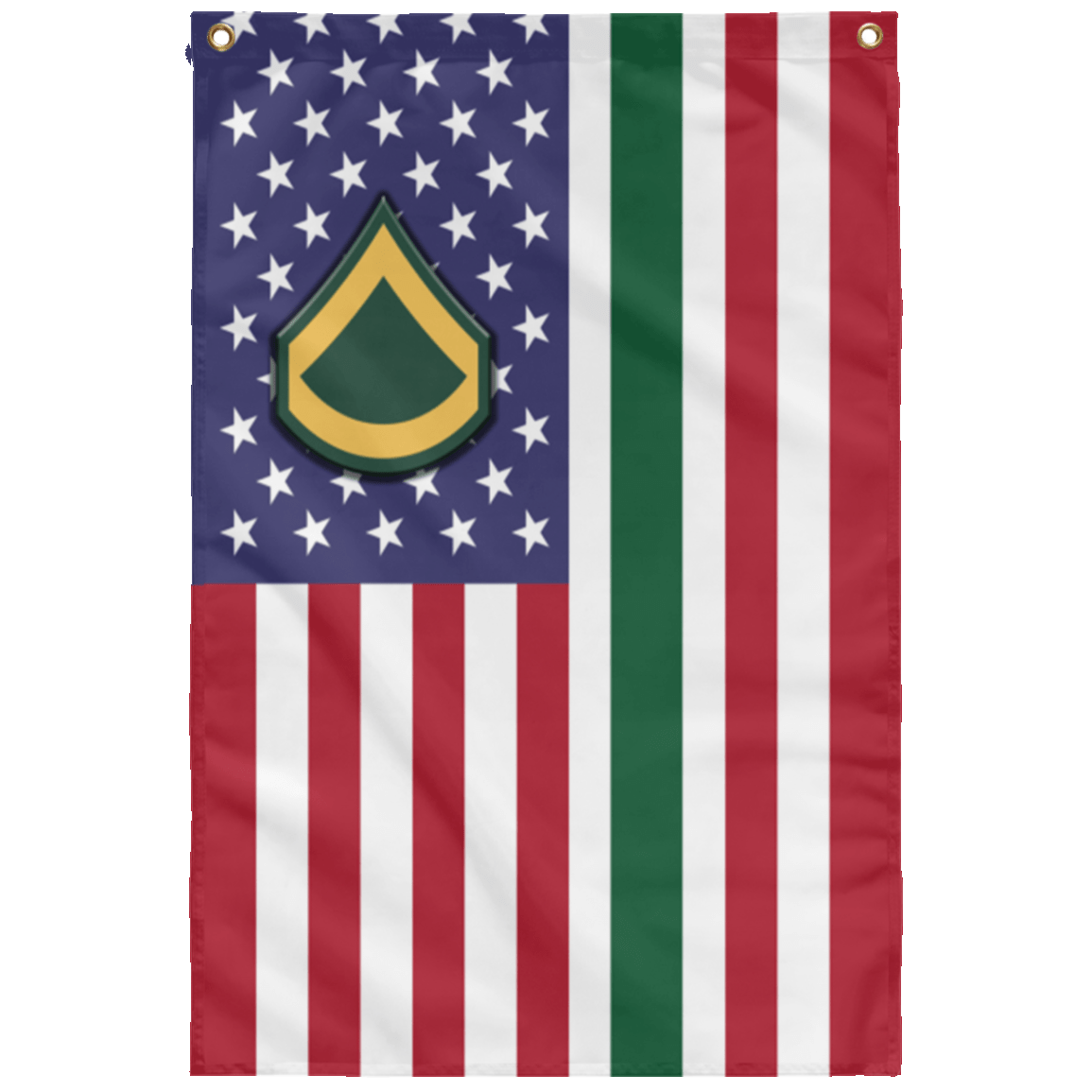 US Army E-3 Private First Class E3 PFC Enlisted Soldier Wall Flag 3x5 ft Single Sided Print-WallFlag-Army-Ranks-Veterans Nation