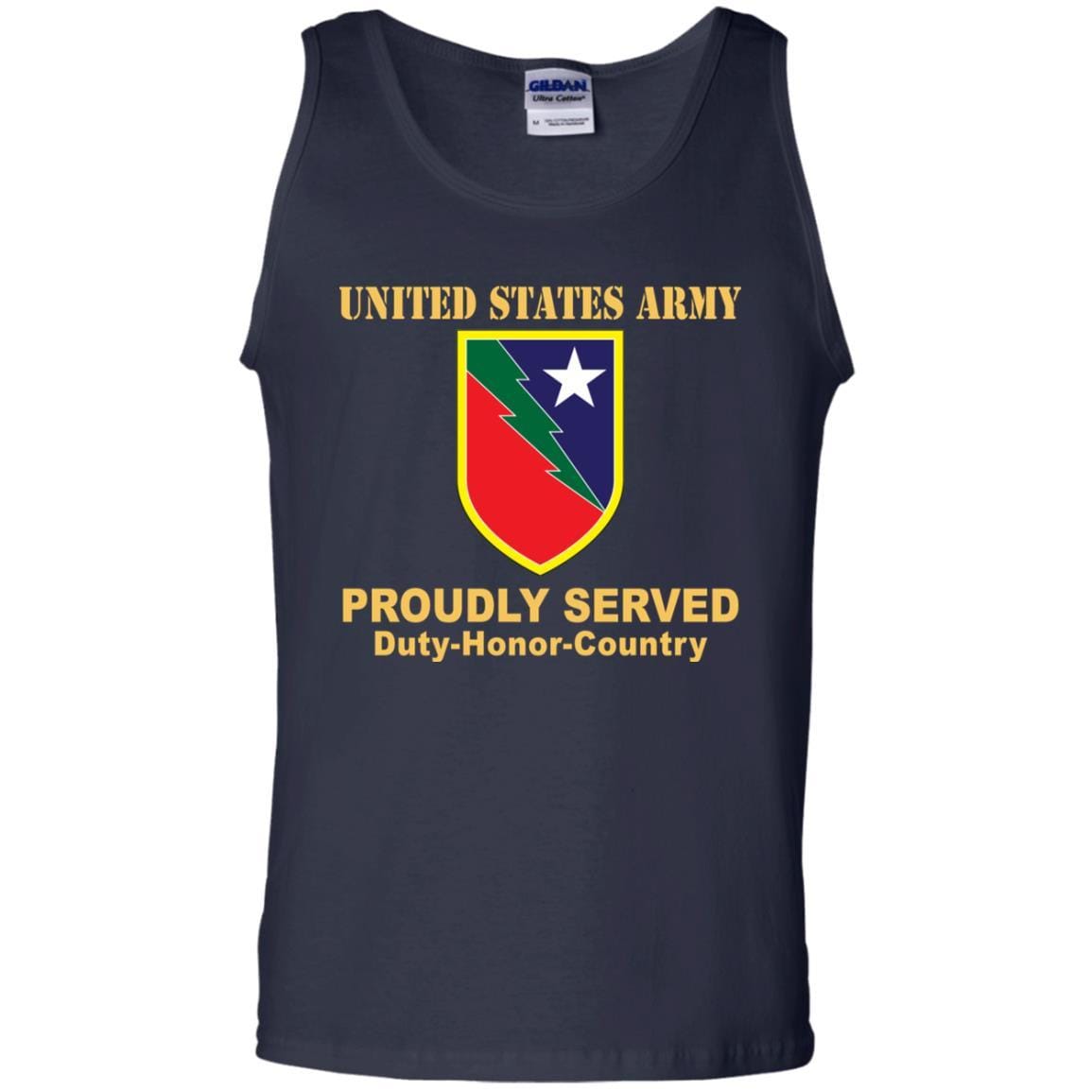 US ARMY 136TH MANEUVER ENHANCEMENT BRIGADE- Proudly Served T-Shirt On Front For Men-TShirt-Army-Veterans Nation