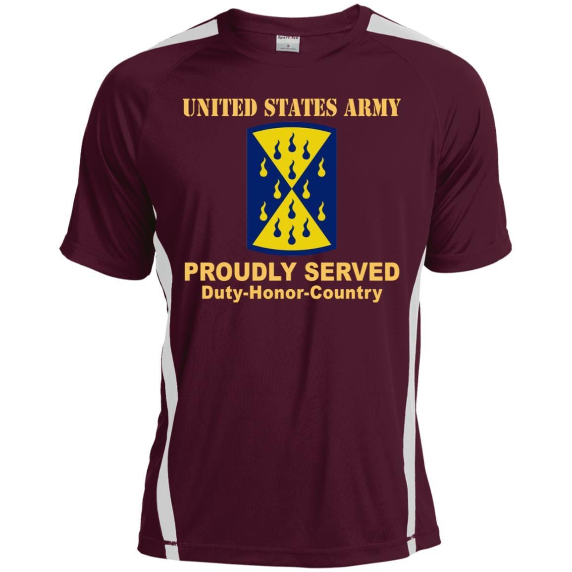 US ARMY 464TH CHEMICAL BRIGADE- Proudly Served T-Shirt On Front For Men-TShirt-Army-Veterans Nation