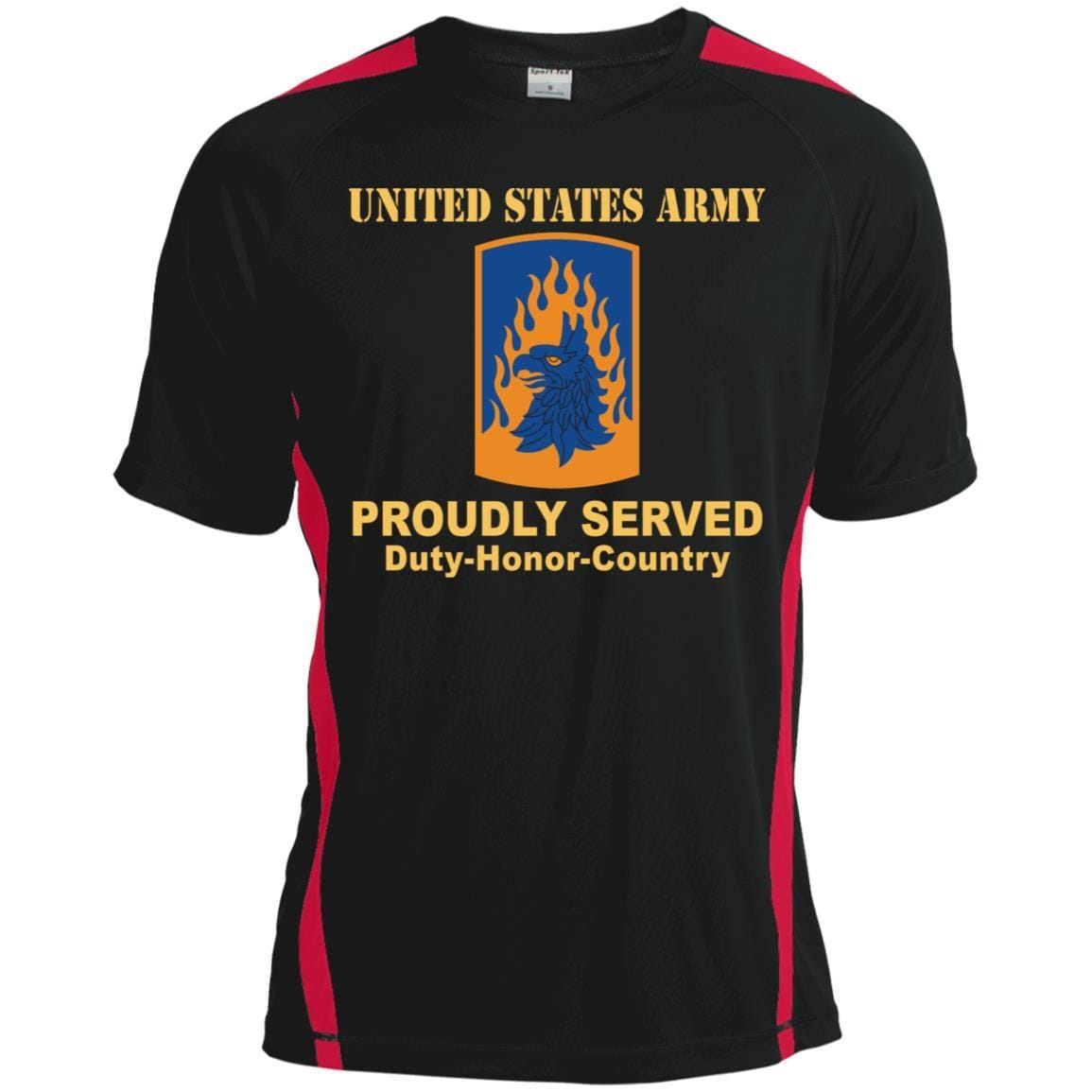 US ARMY 12TH COMBAT AVIATION BRIGADE- Proudly Served T-Shirt On Front For Men-TShirt-Army-Veterans Nation