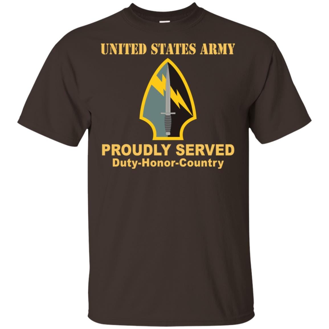 US ARMY 560 BATTLEFIELD SURVEILLANCE BRIGADE- Proudly Served T-Shirt On Front For Men-TShirt-Army-Veterans Nation