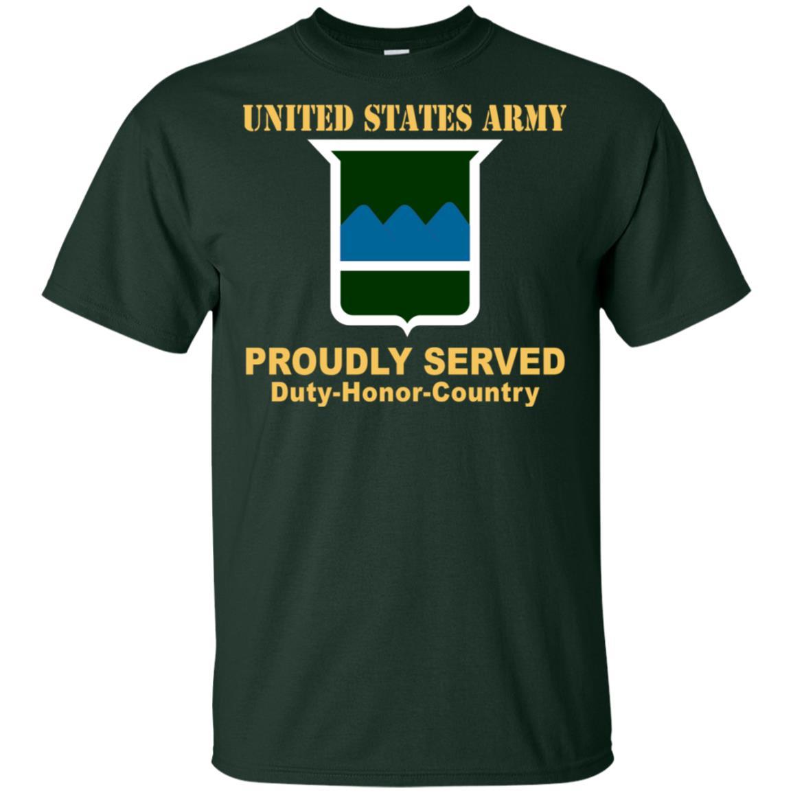 US ARMY 80TH TRAINING COMMAND - Proudly Served T-Shirt On Front For Men-TShirt-Army-Veterans Nation