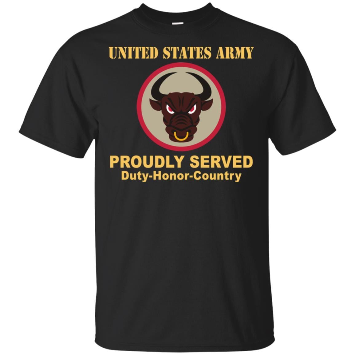 US ARMY 518 SUSTAINMENT BRIGADE- Proudly Served T-Shirt On Front For Men-TShirt-Army-Veterans Nation