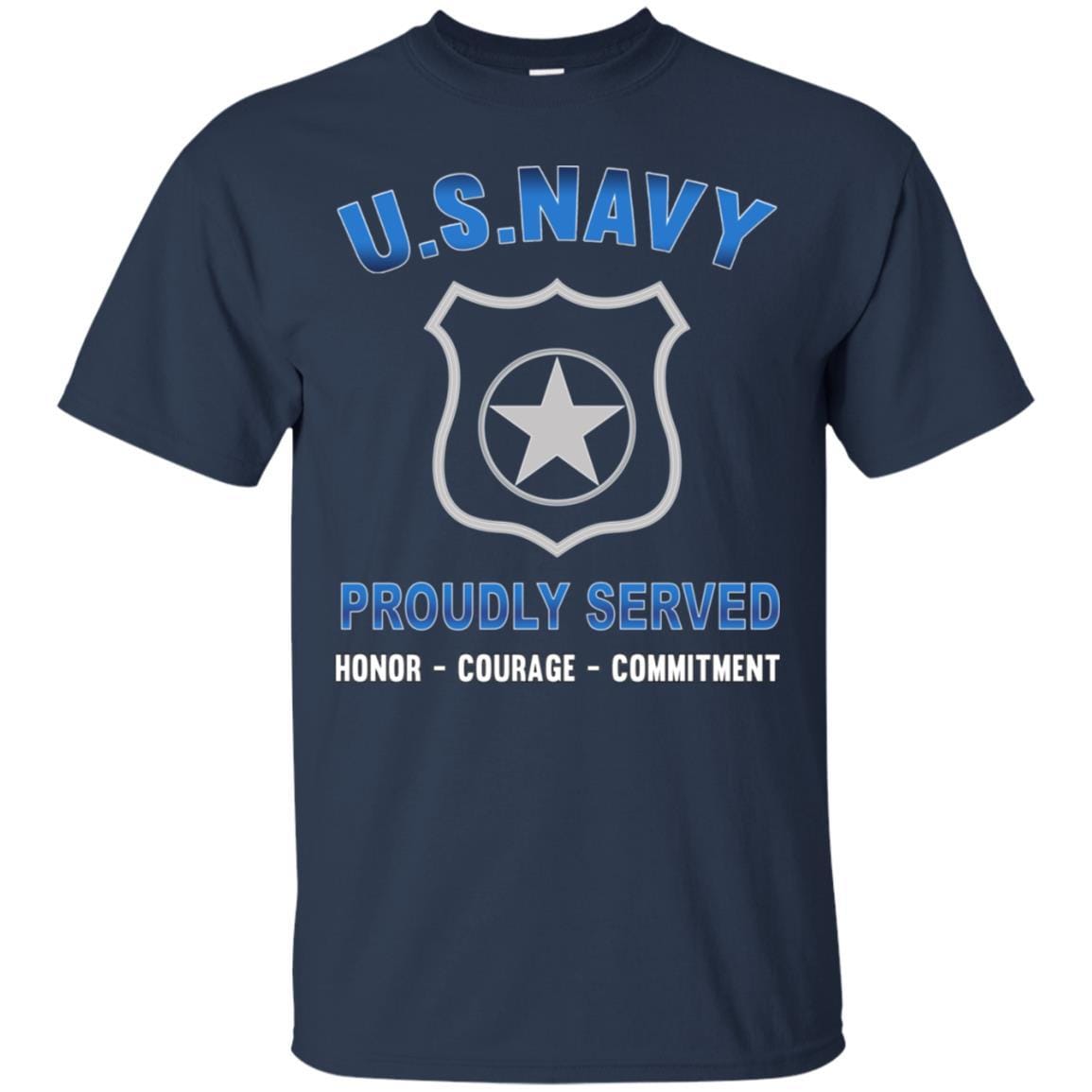 U.S Navy Master-at-arms Navy MA - Proudly Served T-Shirt For Men On Front-TShirt-Navy-Veterans Nation