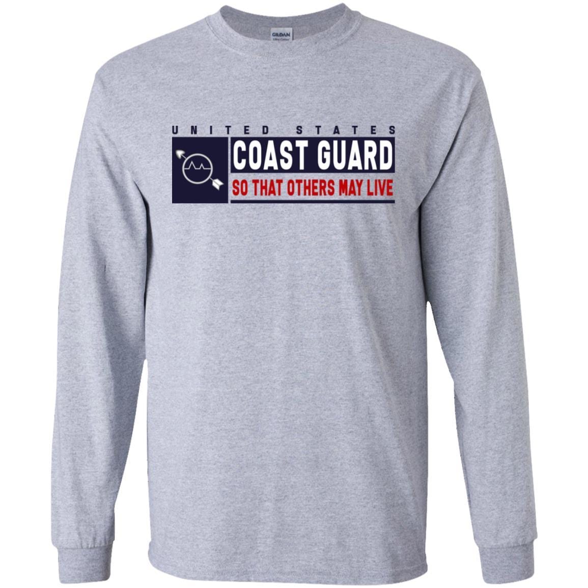 US Coast Guard Operations Specialist OS Logo- So that others may live Long Sleeve - Pullover Hoodie-TShirt-USCG-Veterans Nation