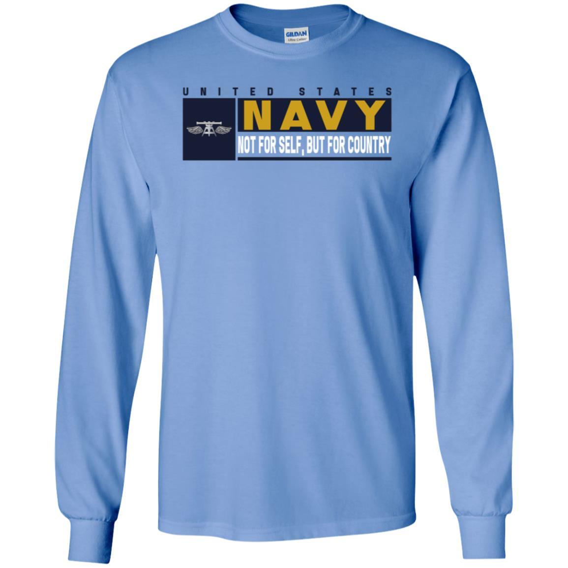 Navy Aviation Fire Control Tech Navy AQ- Not for self Long Sleeve - Pullover Hoodie-TShirt-Navy-Veterans Nation