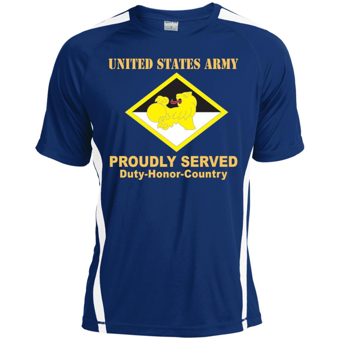 US ARMY 266TH FINANCE COMMAND- Proudly Served T-Shirt On Front For Men-TShirt-Army-Veterans Nation