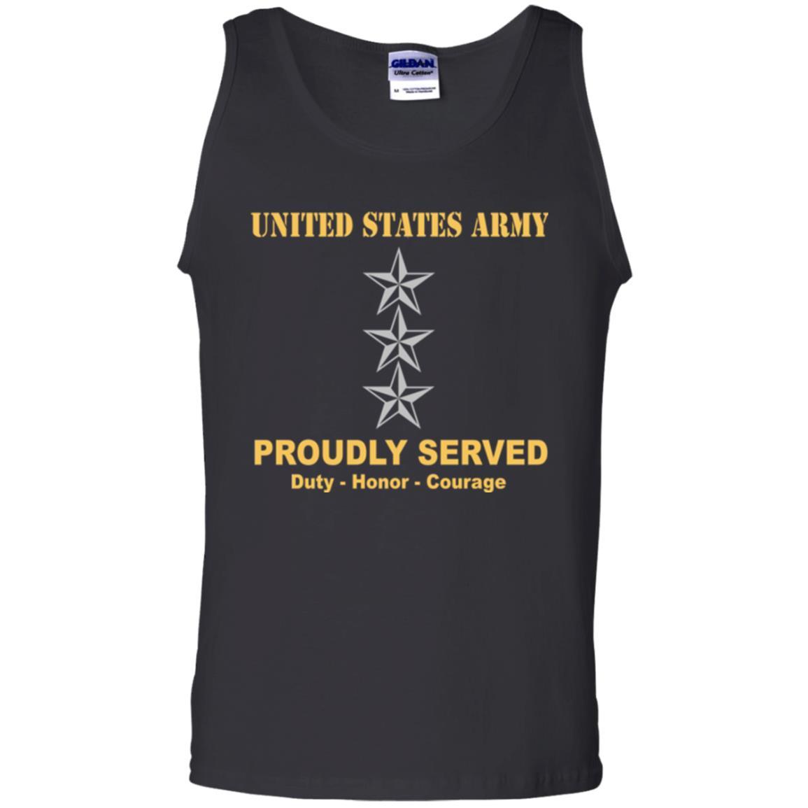 US Army O-9 Lieutenant General O9 LTG General Officer Ranks Men Front Shirt US Army Rank-TShirt-Army-Veterans Nation