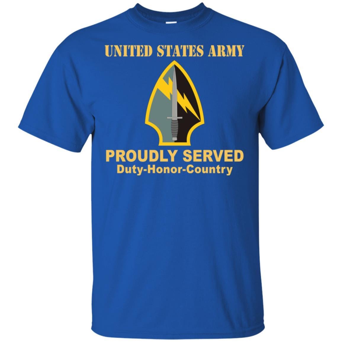 US ARMY 560 BATTLEFIELD SURVEILLANCE BRIGADE- Proudly Served T-Shirt On Front For Men-TShirt-Army-Veterans Nation