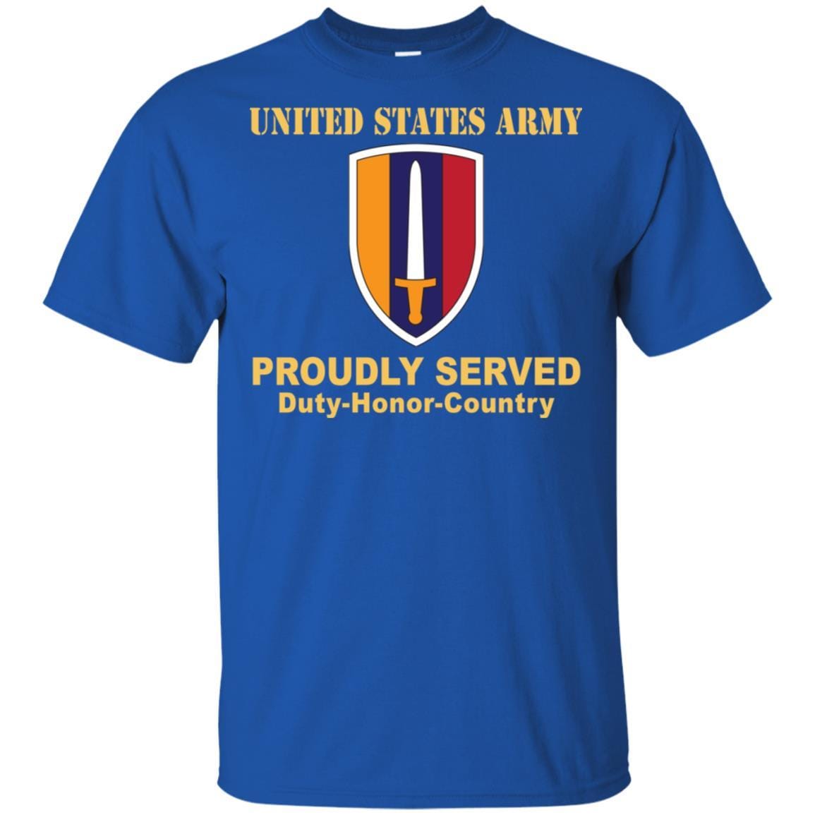 U.S. ARMY VIETNAM- Proudly Served T-Shirt On Front For Men-TShirt-Army-Veterans Nation