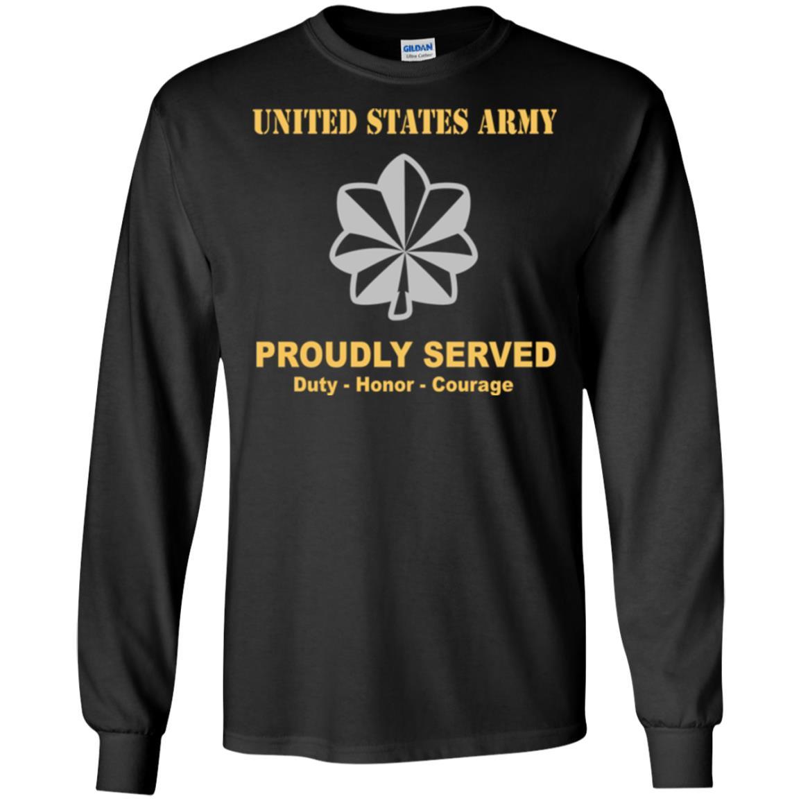 US Army O-5 Lieutenant Colonel O5 LTC Field Officer Ranks Men Front Shirt US Army Rank-TShirt-Army-Veterans Nation