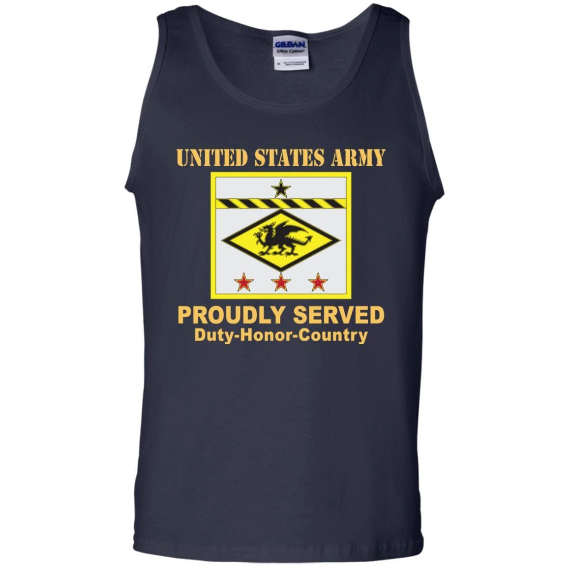 US ARMY 13TH FINANCIAL MANAGEMENT SUPPORT CENTER- Proudly Served T-Shirt On Front For Men-TShirt-Army-Veterans Nation