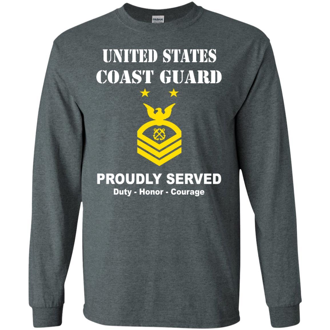 US Coast Guard E-9 Master Chief Petty Officer E9 MCPO Chief Petty Officer Men Front USCG T Shirt-TShirt-USCG-Veterans Nation