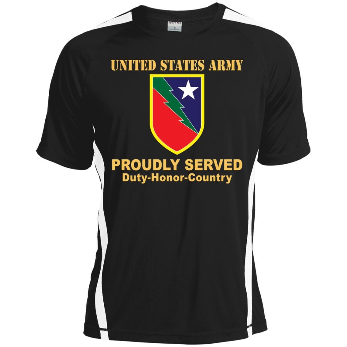 US ARMY 136TH MANEUVER ENHANCEMENT BRIGADE- Proudly Served T-Shirt On Front For Men-TShirt-Army-Veterans Nation