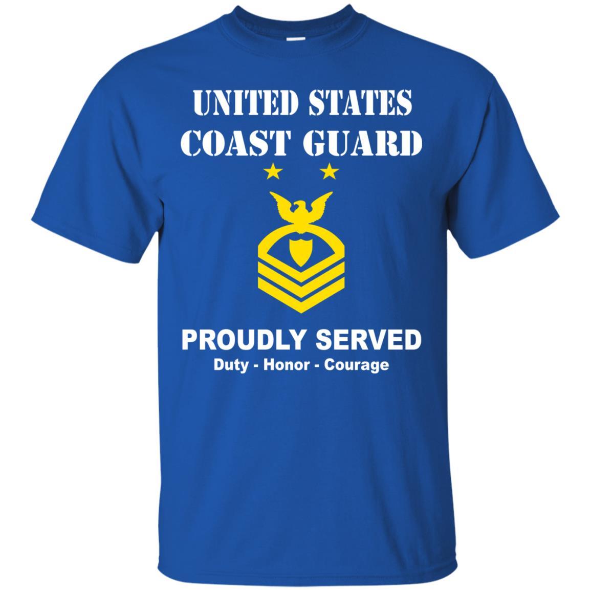 US Coast Guard E-9 Command Master Chief Petty Officer E9 CMC Chief Petty Officer Men Front USCG T Shirt-TShirt-USCG-Veterans Nation