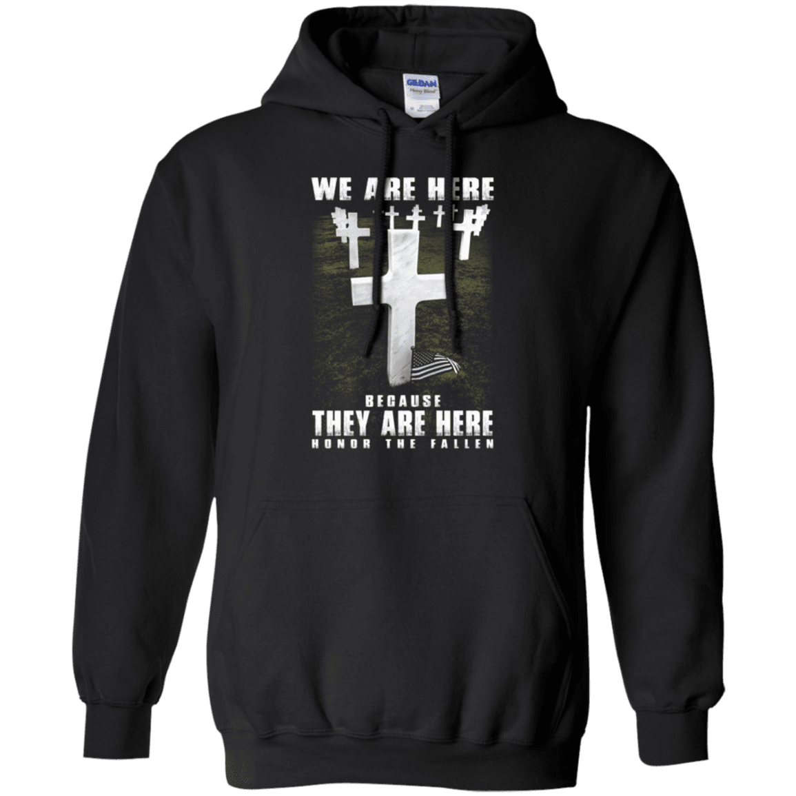 Military T-Shirt "HONOR THE FALLEN"-TShirt-General-Veterans Nation