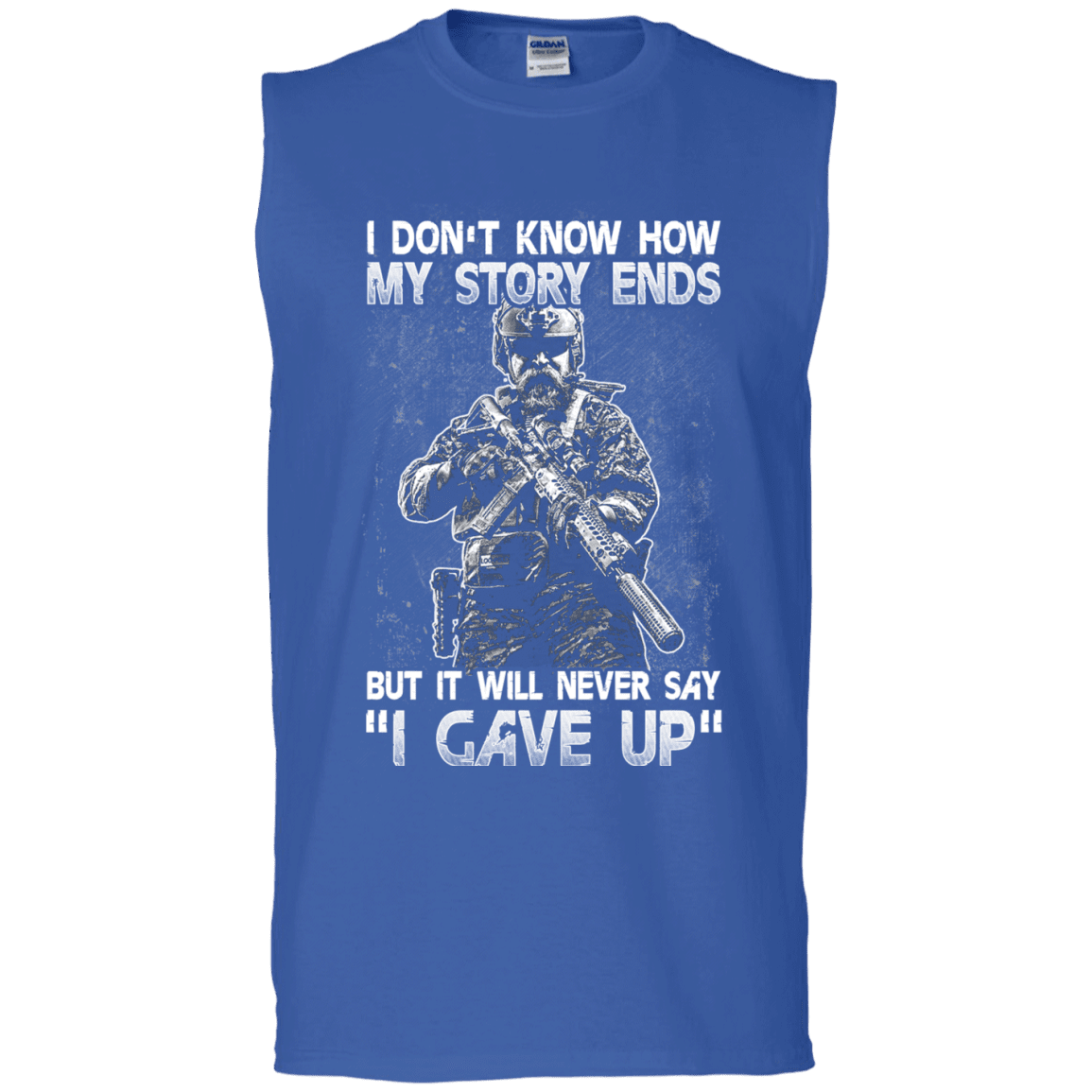 Military T-Shirt "I DON'T KNOW HOW MY STORY ENDS"-TShirt-General-Veterans Nation