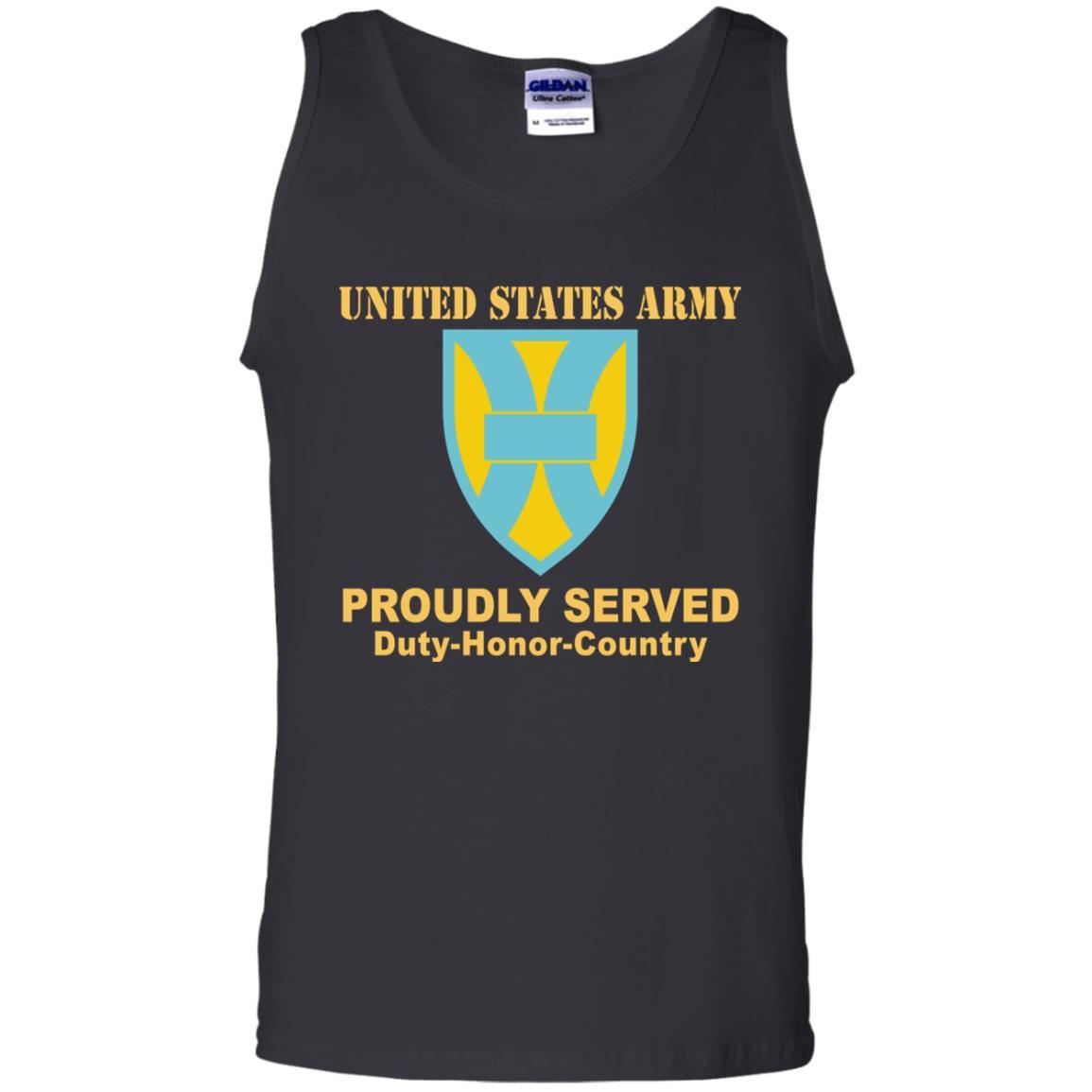 US ARMY 21ST SUSTAINMENT COMMAND- Proudly Served T-Shirt On Front For Men-TShirt-Army-Veterans Nation