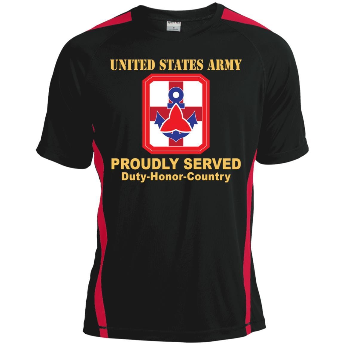 US ARMY 307TH MEDICAL BRIGADE- Proudly Served T-Shirt On Front For Men-TShirt-Army-Veterans Nation