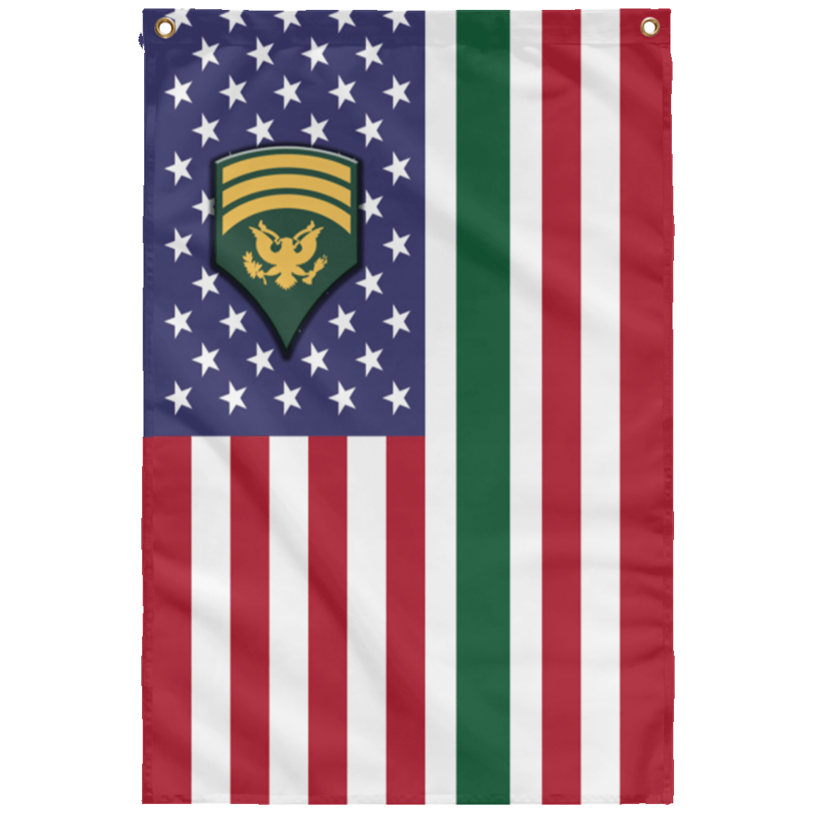 US Army E-7 SPC E7 SP7 Specialist 7 Master Specialist Wall Flag 3x5 ft Single Sided Print-WallFlag-Army-Ranks-Veterans Nation