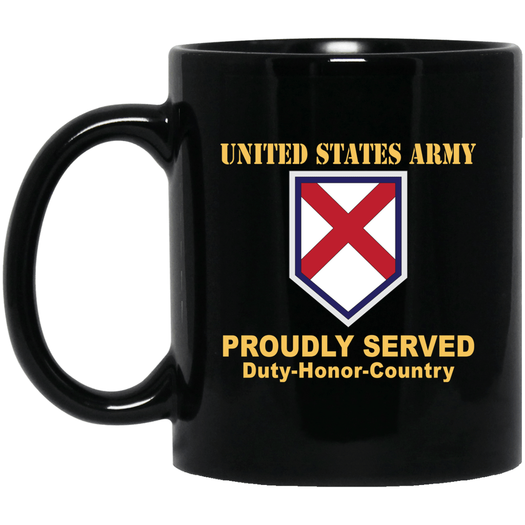 US ARMY 226TH MANEUVER ENHANCMENT BRIGADE- 11 oz - 15 oz Black Mug-Mug-Army-CSIB-Veterans Nation