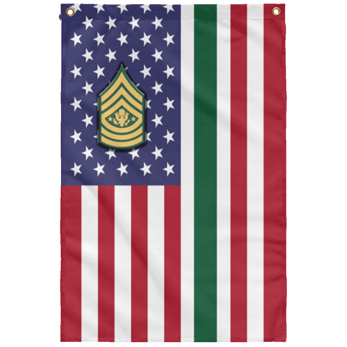 US Army E-9 Sergeant Major of the Army E9 SMA Noncommissioned Officer Wall Flag 3x5 ft Single Sided Print-WallFlag-Army-Ranks-Veterans Nation