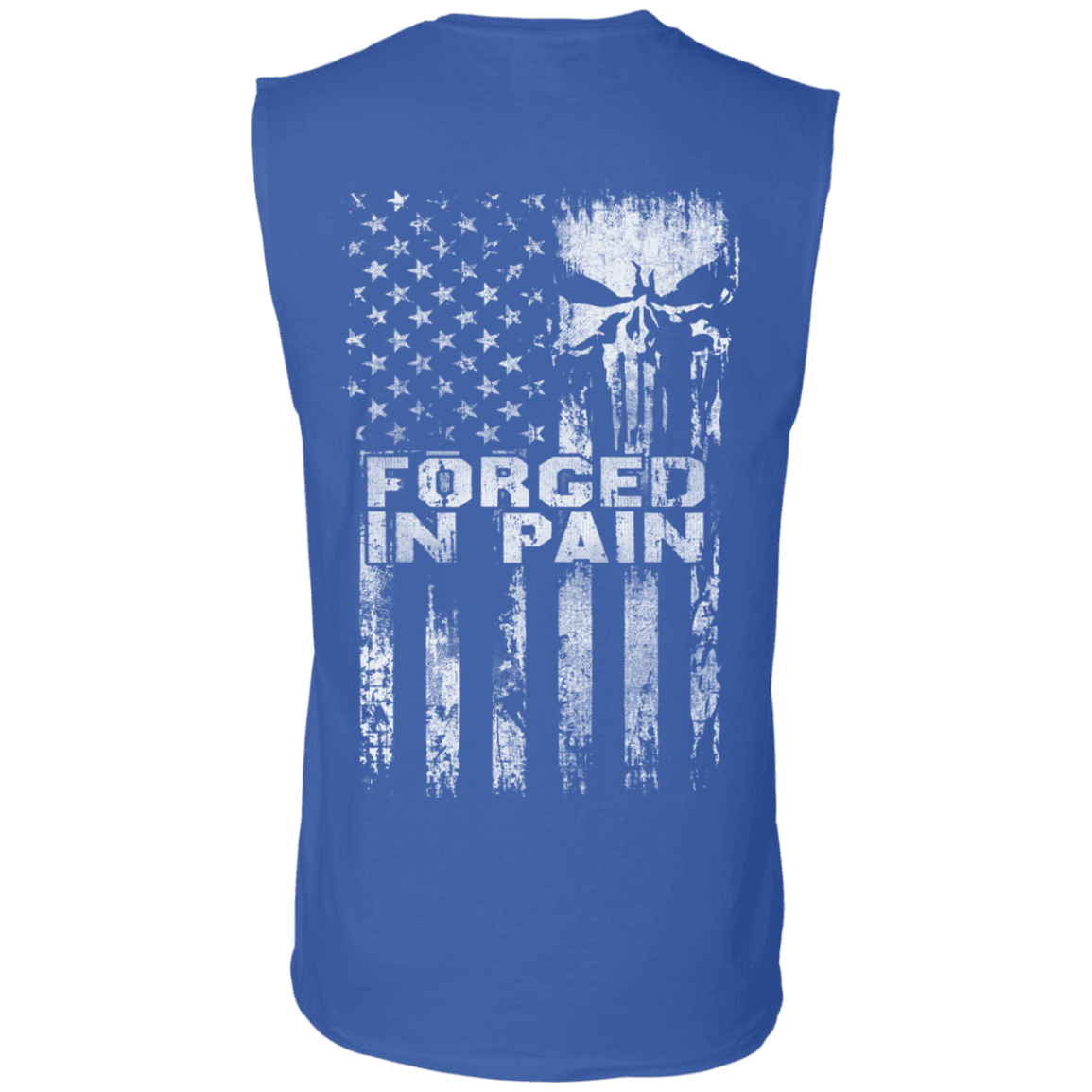 Military T-Shirt "Veteran Forged In Pain"-TShirt-General-Veterans Nation