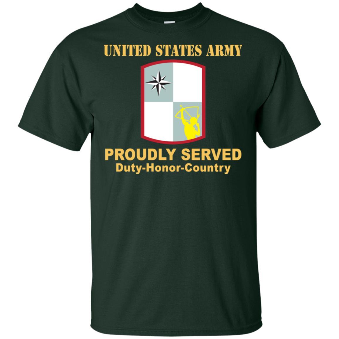 US ARMY 287 SUSTAINMENT BRIGADE- Proudly Served T-Shirt On Front For Men-TShirt-Army-Veterans Nation