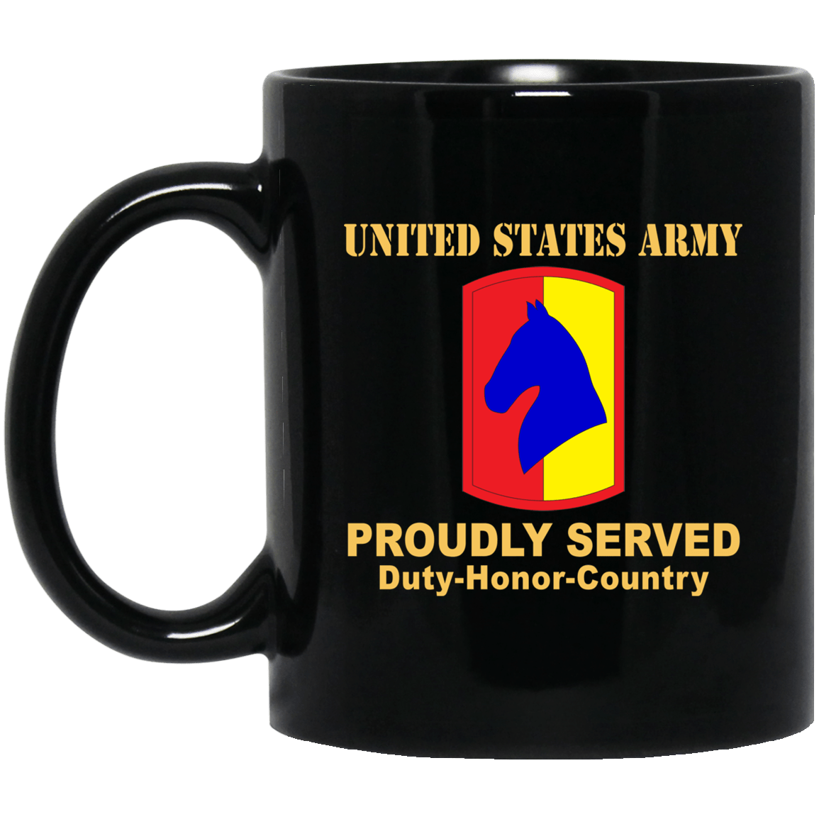 US ARMY 138TH FIRES BRIGADE- 11 oz - 15 oz Black Mug-Mug-Army-CSIB-Veterans Nation