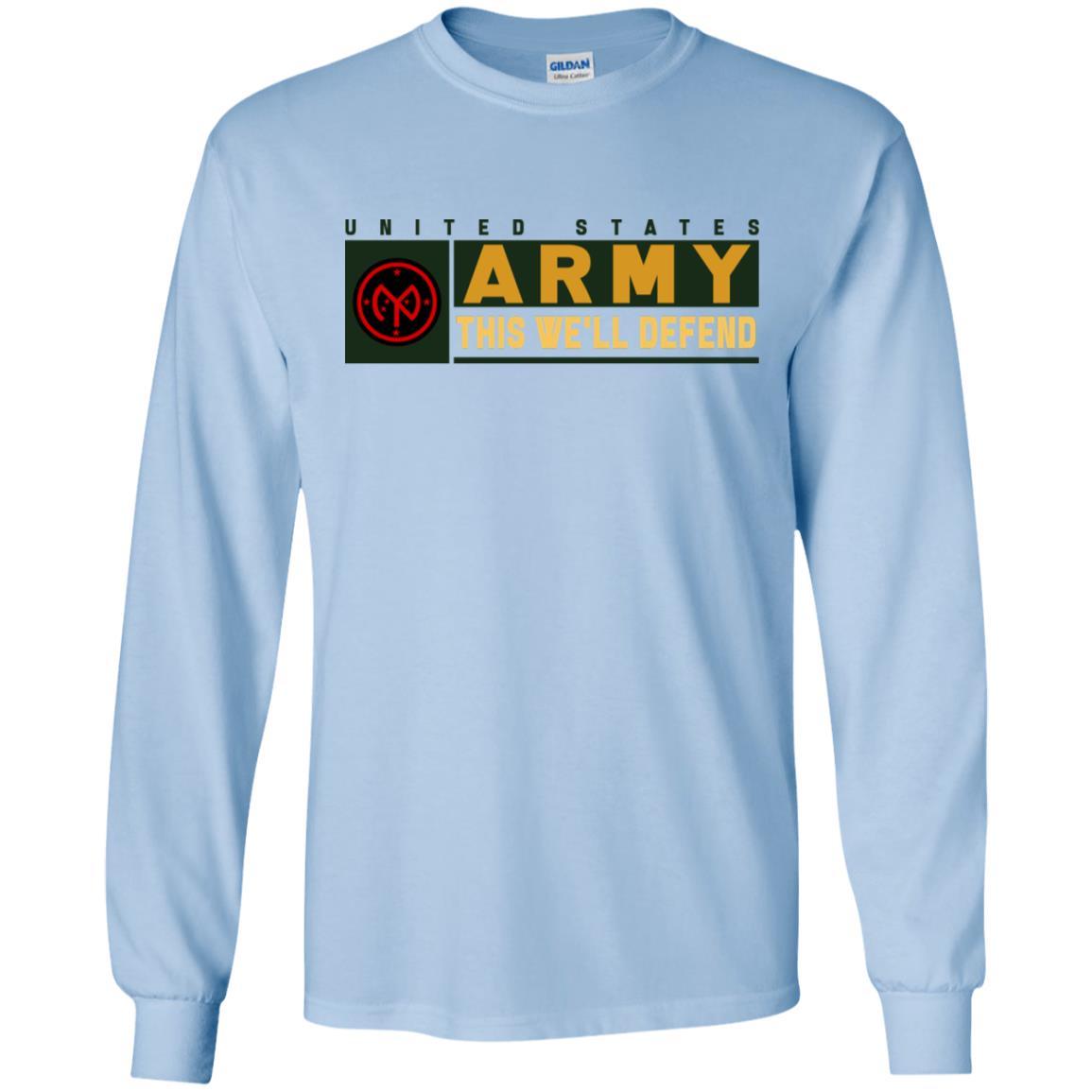 US Army 27TH INFANTRY BRIGADE COMBAT TEAM- This We'll Defend T-Shirt On Front For Men-TShirt-Army-Veterans Nation