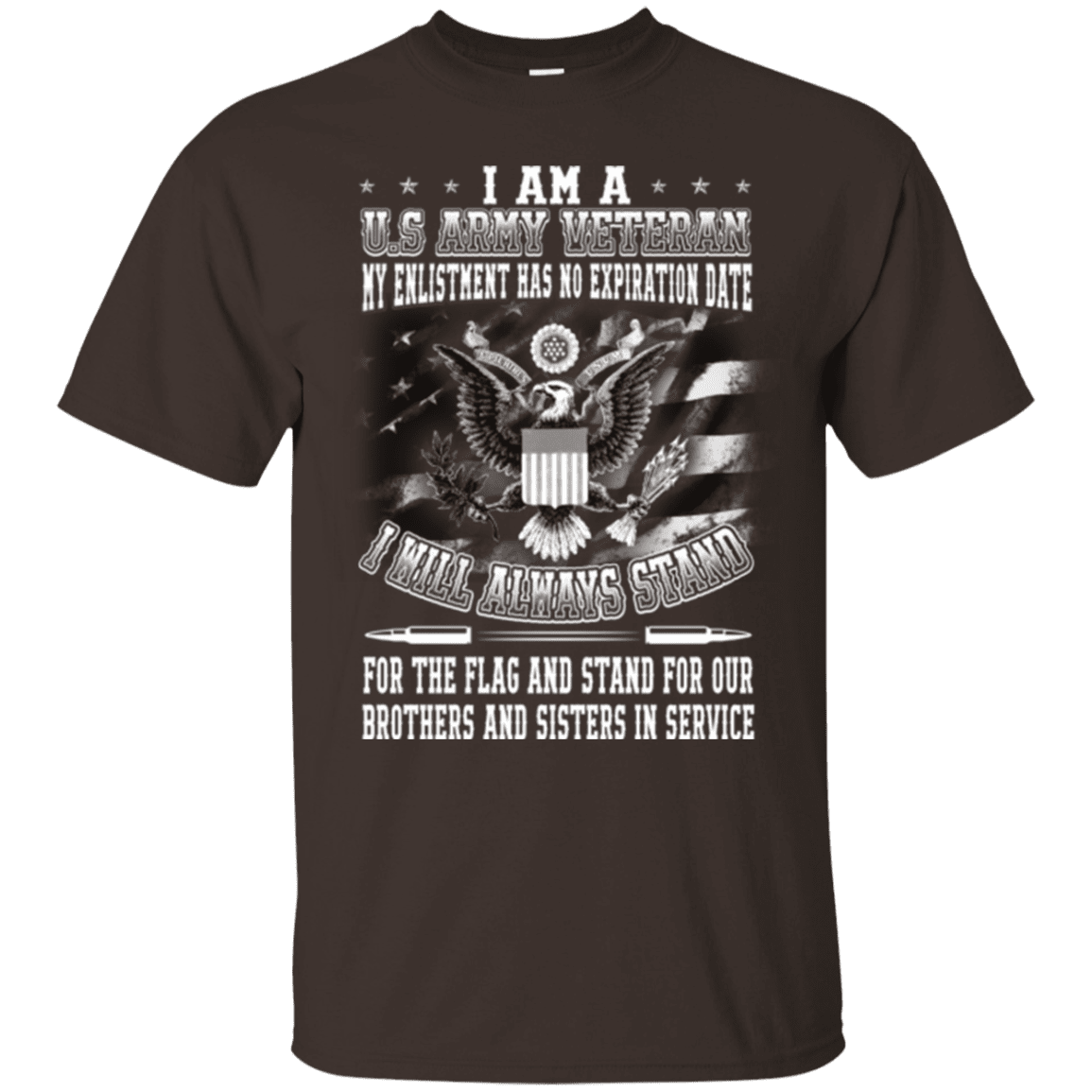 Military T-Shirt "I am A US Amry Veteran"-TShirt-General-Veterans Nation