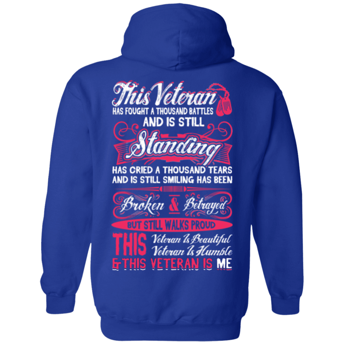 Military T-Shirt "This Veteran is Beautiful and Humble"-TShirt-General-Veterans Nation