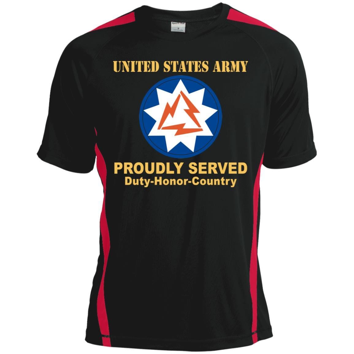 US ARMY 93RD SIGNAL BRIGADE - Proudly Served T-Shirt On Front For Men-TShirt-Army-Veterans Nation