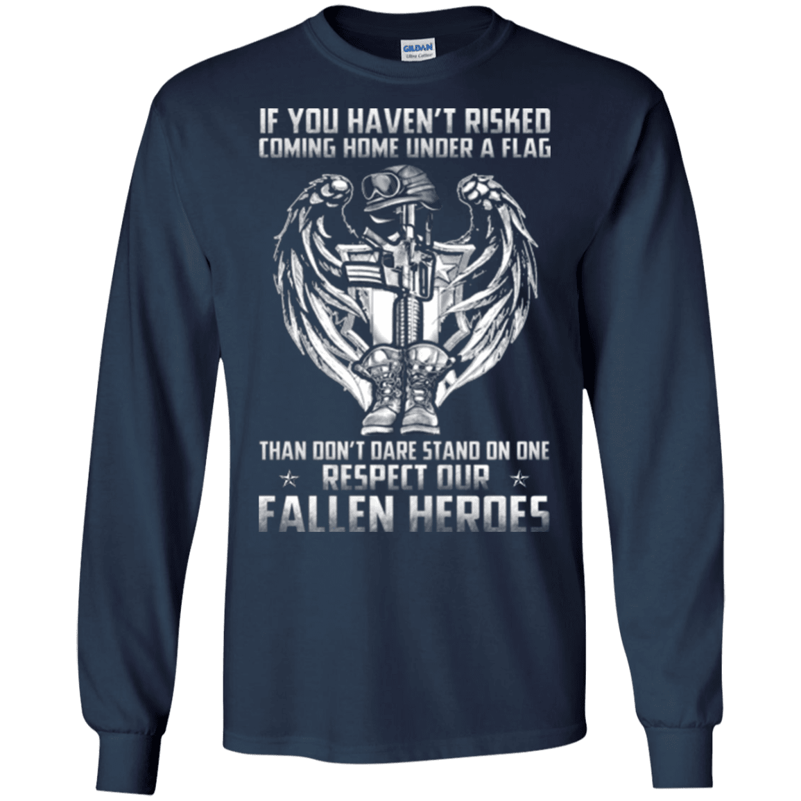 Military T-Shirt "Fallen Heroes"-TShirt-General-Veterans Nation