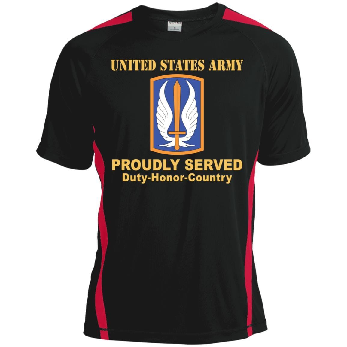 US ARMY 17TH AVIATION BRIGADE- Proudly Served T-Shirt On Front For Men-TShirt-Army-Veterans Nation