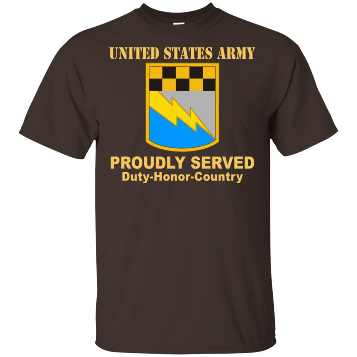 US ARMY 525TH EXPEDITIONARY MILITARY INTELLIGENCE BRIGADE- Proudly Served T-Shirt On Front For Men-TShirt-Army-Veterans Nation