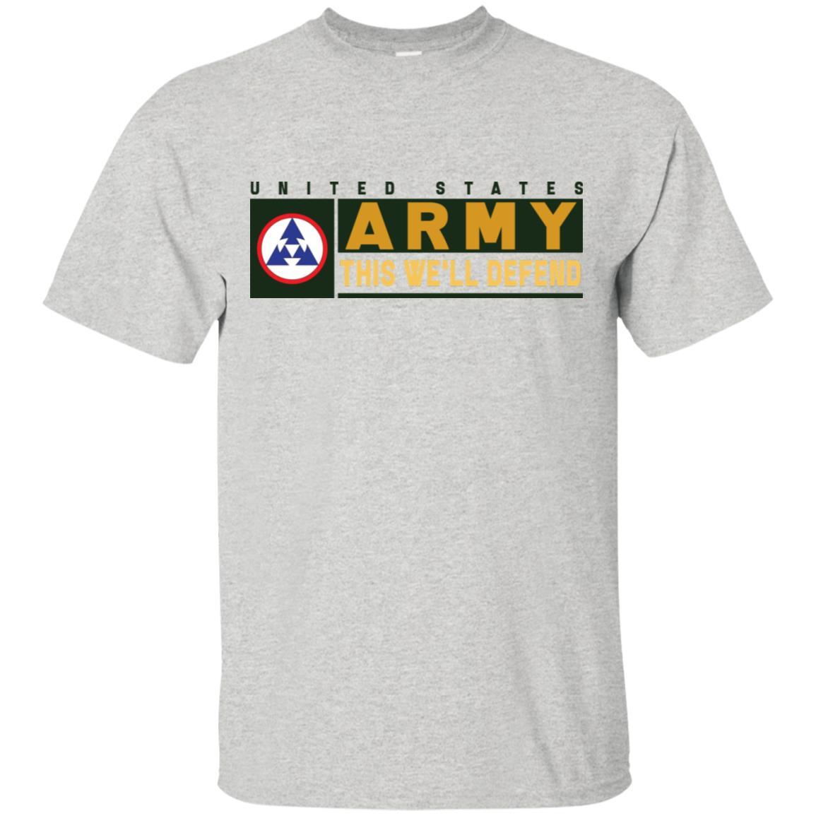 US Army 3RD SUSTAINMENT COMMAND- This We'll Defend T-Shirt On Front For Men-TShirt-Army-Veterans Nation