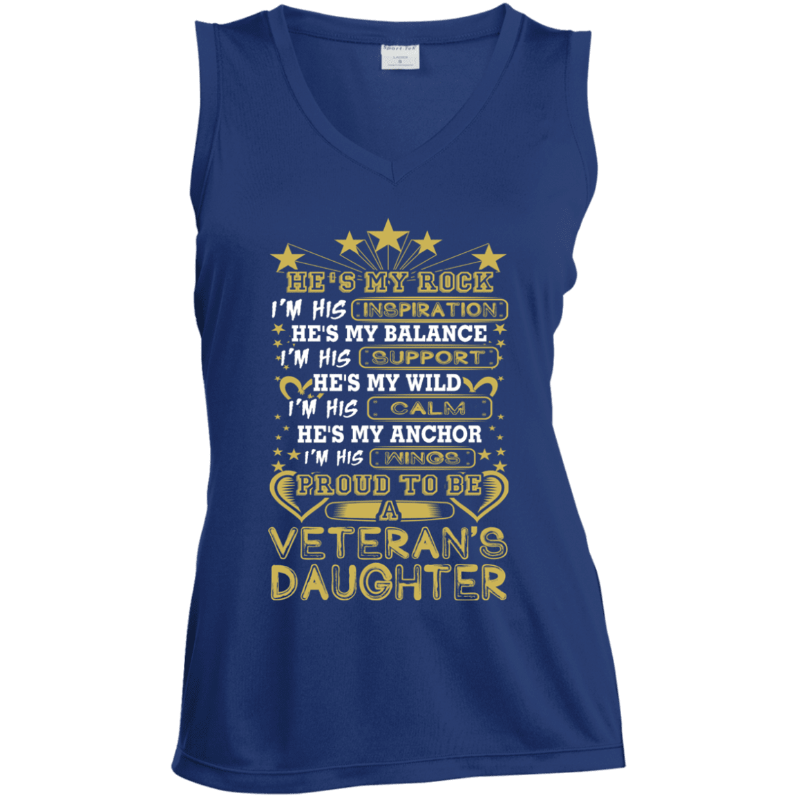 Military T-Shirt "Proud To Be A Veteran's Daughter"-TShirt-General-Veterans Nation