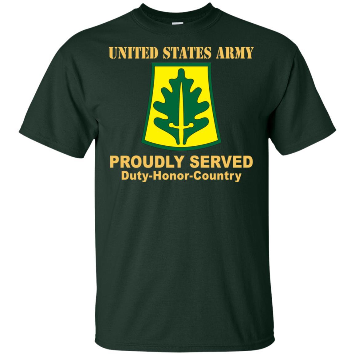 US ARMY 333RD MILITARY POLICE BRIGADE- Proudly Served T-Shirt On Front For Men-TShirt-Army-Veterans Nation