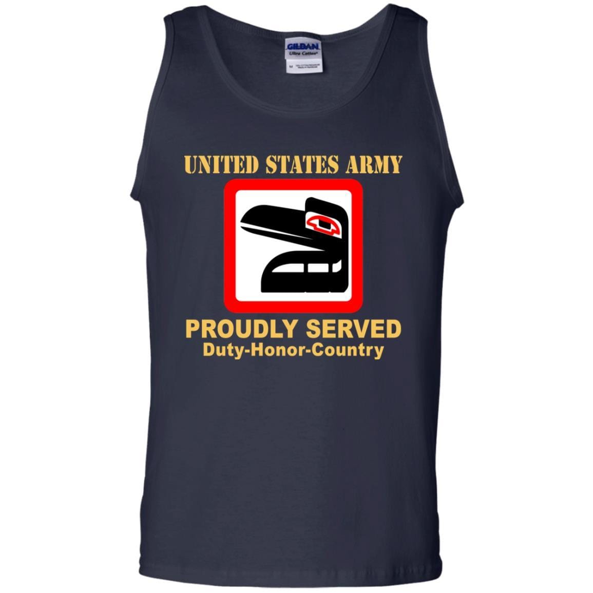 US ARMY 81ST ARMORED BRIGADE COMBAT TEAM - Proudly Served T-Shirt On Front For Men-TShirt-Army-Veterans Nation