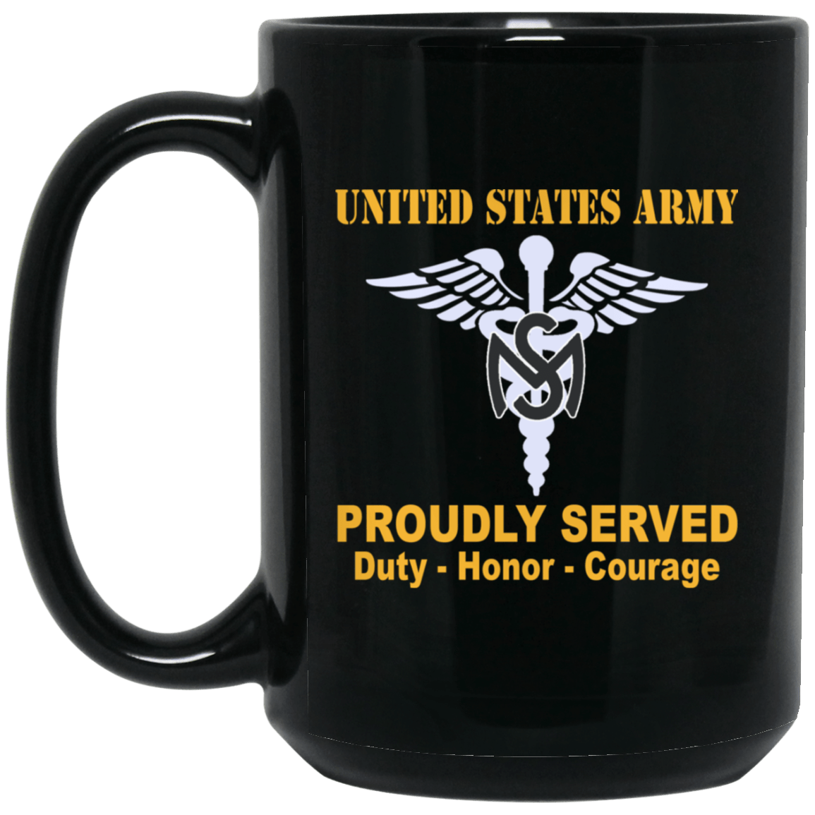 US Army Medical Service Corps 11 oz - 15 oz-Mug-Army-Branch-Veterans Nation