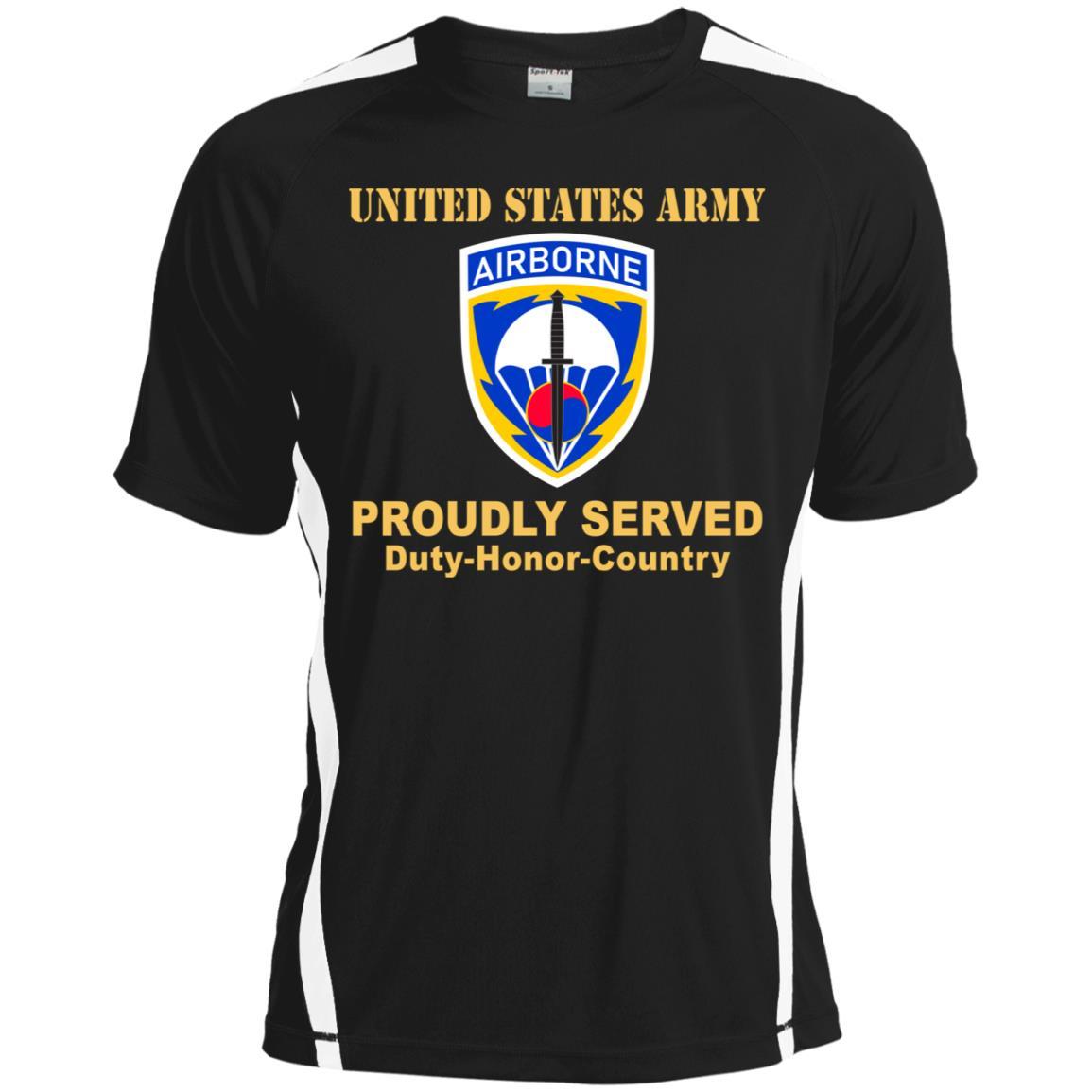 US ARMY SPECIAL OPERATIONS COMMAND KOREA- Proudly Served T-Shirt On Front For Men-TShirt-Army-Veterans Nation