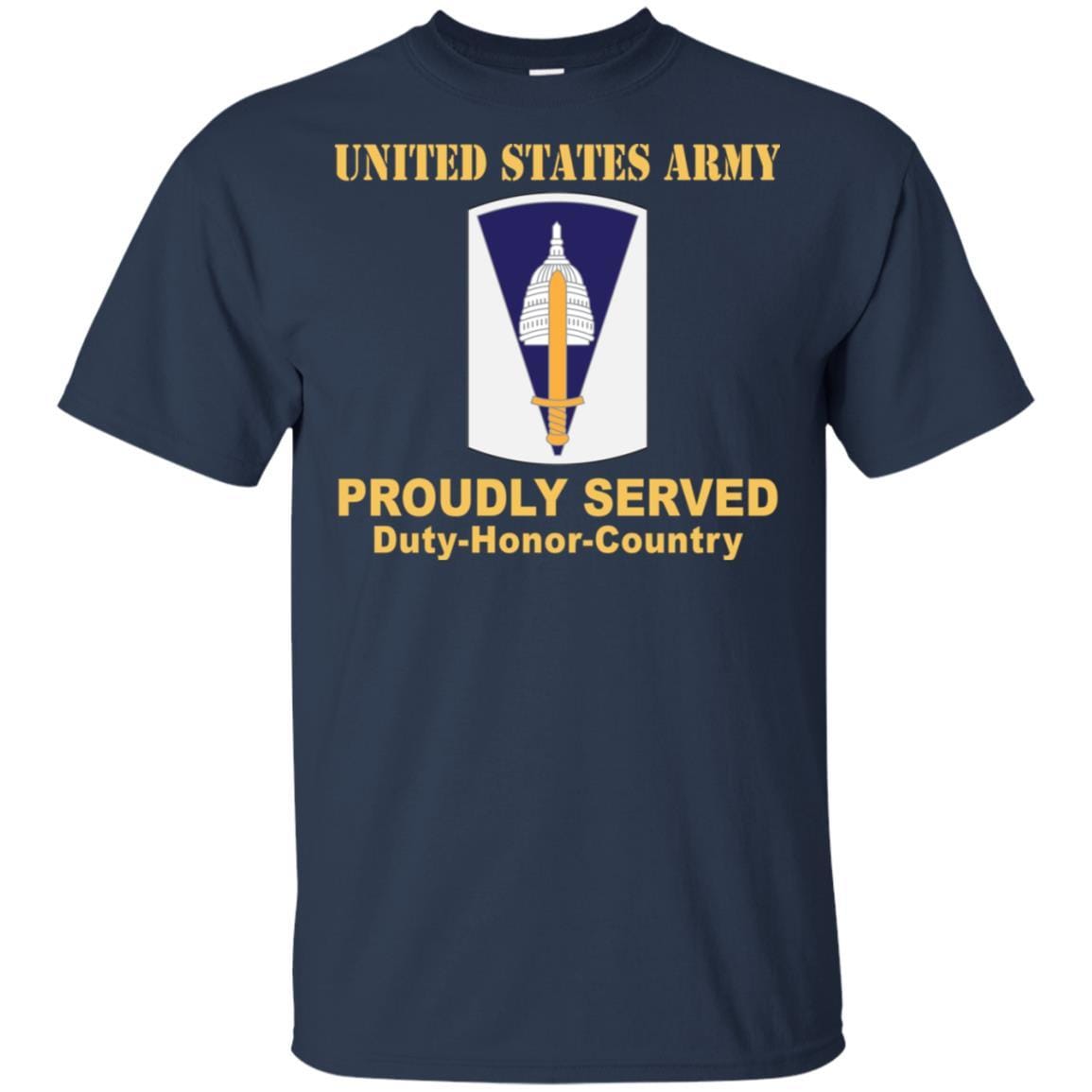 US ARMY 354TH CIVIL AFFAIRS BRIGADE- Proudly Served T-Shirt On Front For Men-TShirt-Army-Veterans Nation