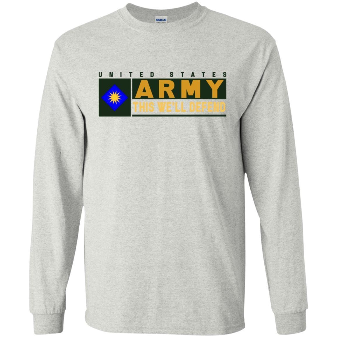 US Army 40TH INFANTRY DIVISION- This We'll Defend T-Shirt On Front For Men-TShirt-Army-Veterans Nation