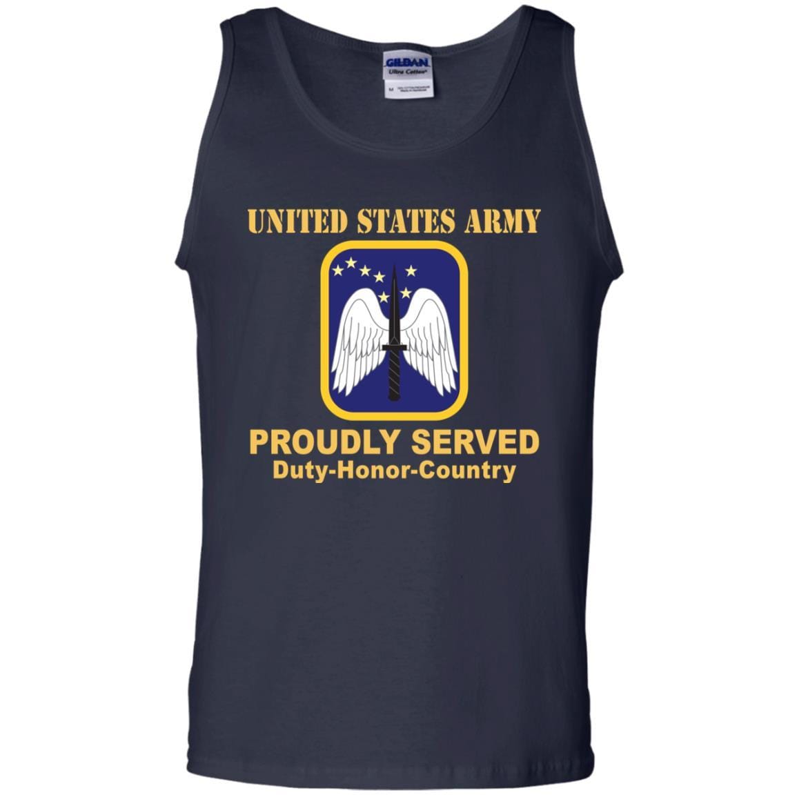 US ARMY 16TH AVIATION BRIGADE- Proudly Served T-Shirt On Front For Men-TShirt-Army-Veterans Nation