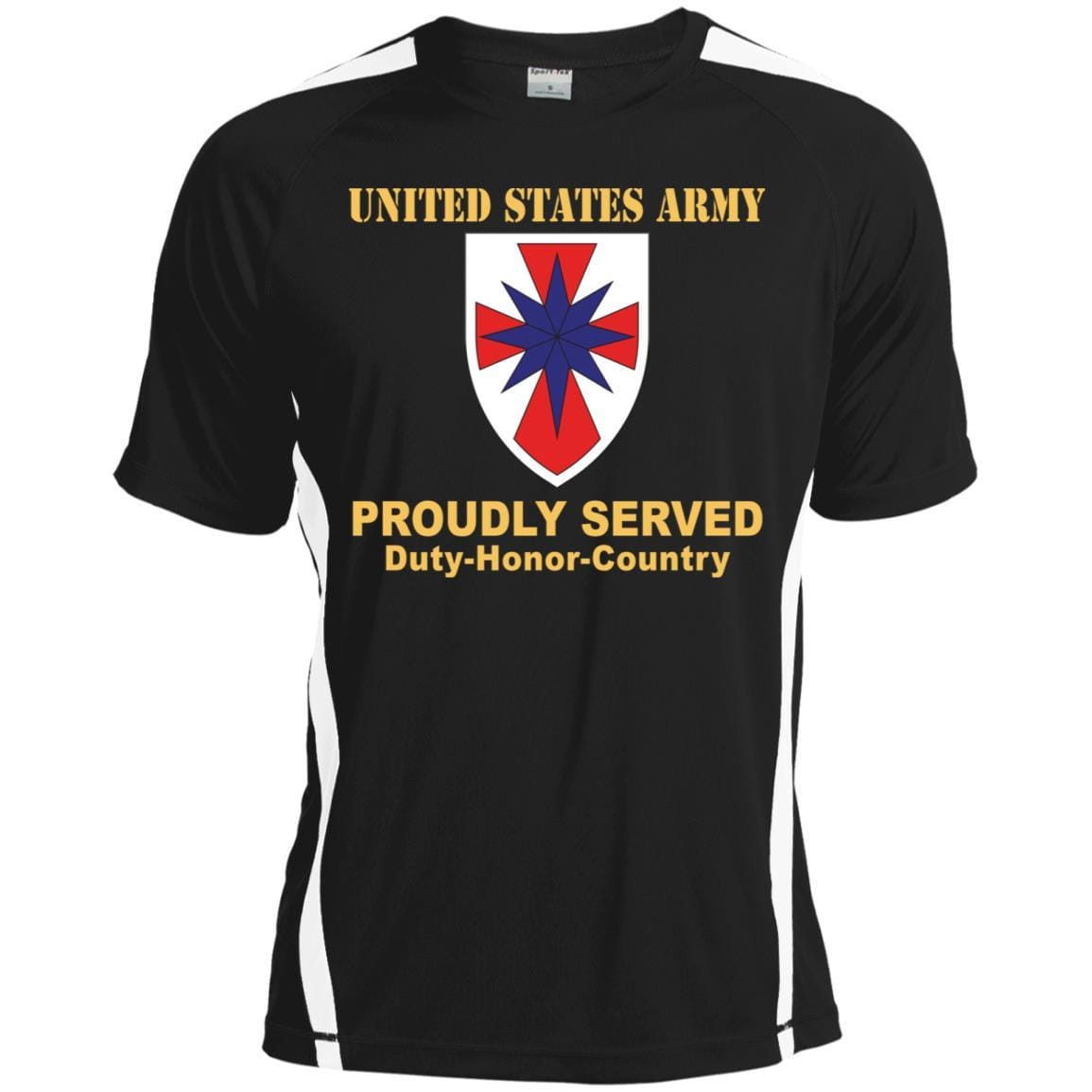 US ARMY 8TH SUSTAINMENT COMMAND- Proudly Served T-Shirt On Front For Men-TShirt-Army-Veterans Nation