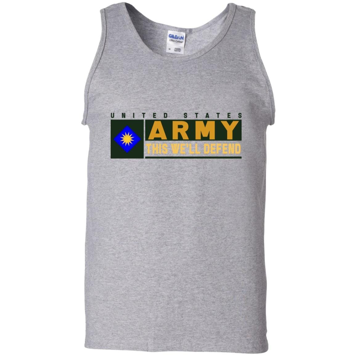 US Army 40TH INFANTRY DIVISION- This We'll Defend T-Shirt On Front For Men-TShirt-Army-Veterans Nation